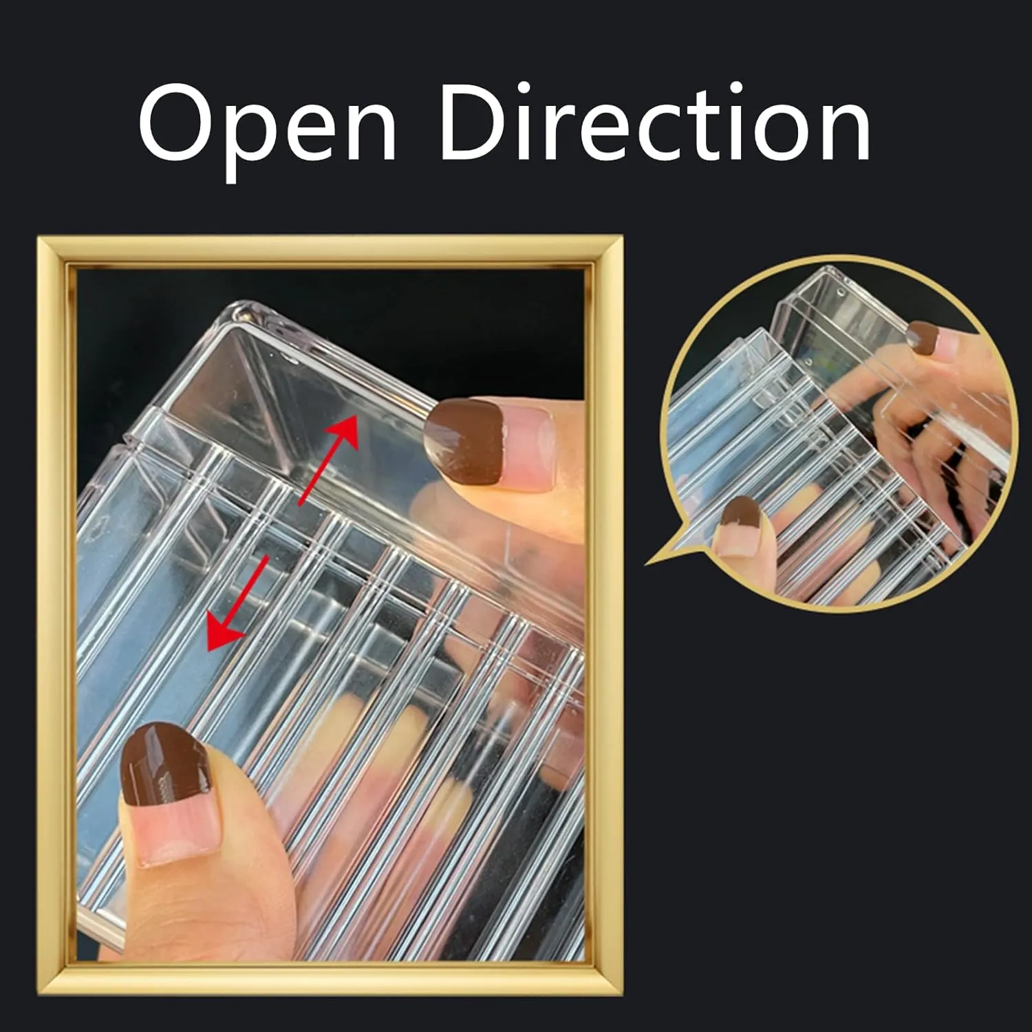 MUDOR 4 Pack Coin Slab Storage Box, Transparent Plastic Holder Case Compatible with 20 Slab PCCB PCGS, Olny Box