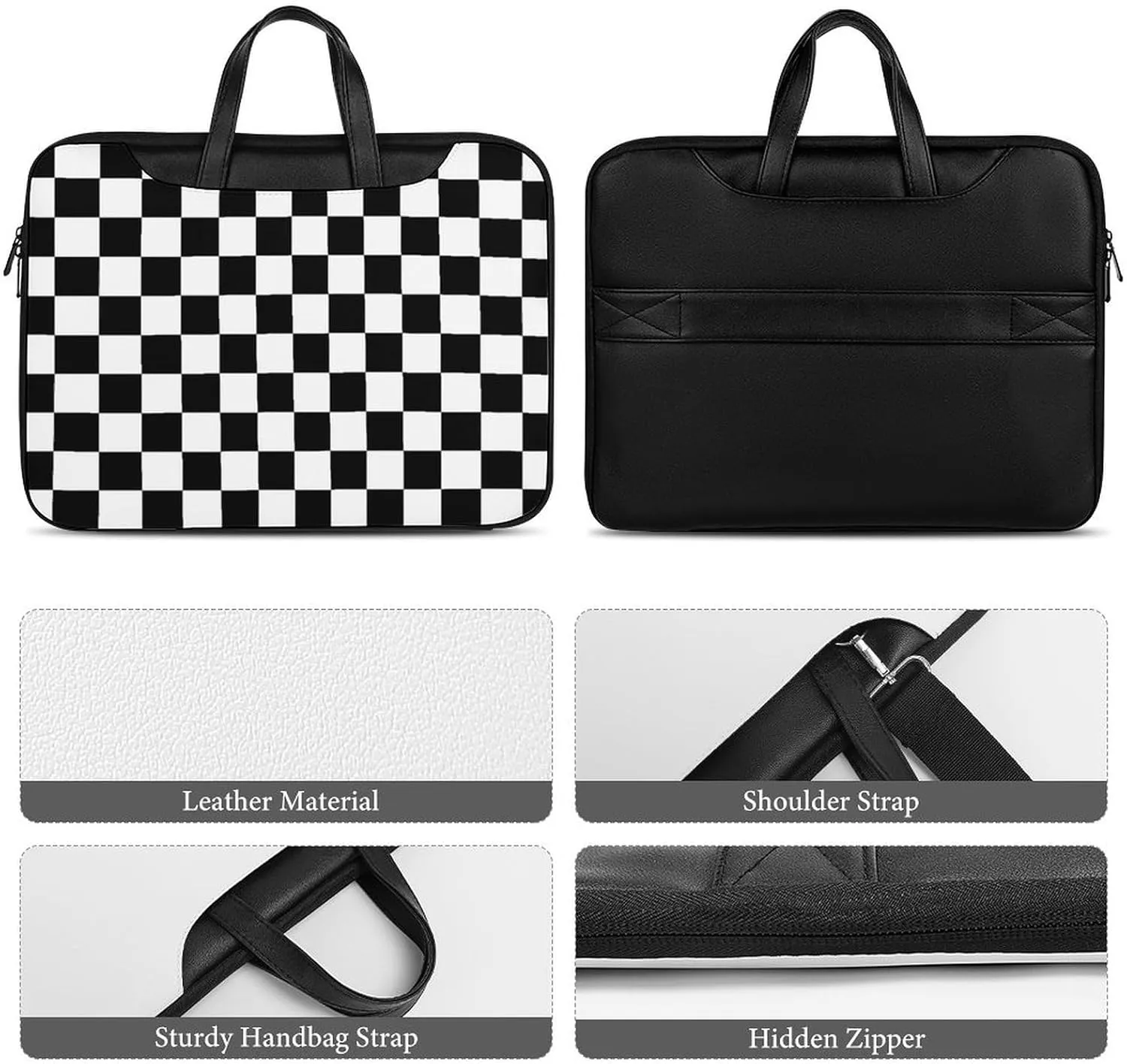 Murray Tartan Handheld Single Shoulder Crossbody Laptop Bag Unisex