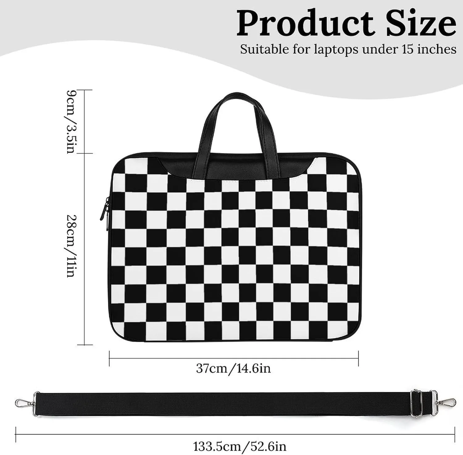 Murray Tartan Handheld Single Shoulder Crossbody Laptop Bag Unisex