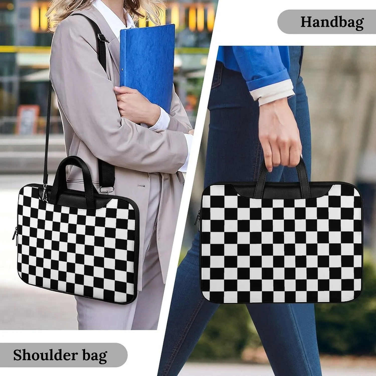 Murray Tartan Handheld Single Shoulder Crossbody Laptop Bag Unisex