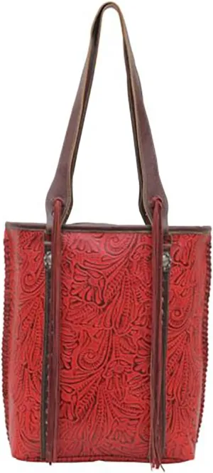 Myra Bag Western Leather Tote Bag for Women, Upcycled Shoulder Bag - Envision