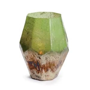 Napa Home Garden, HEX GLASS HURRICANE 9.75",bl223