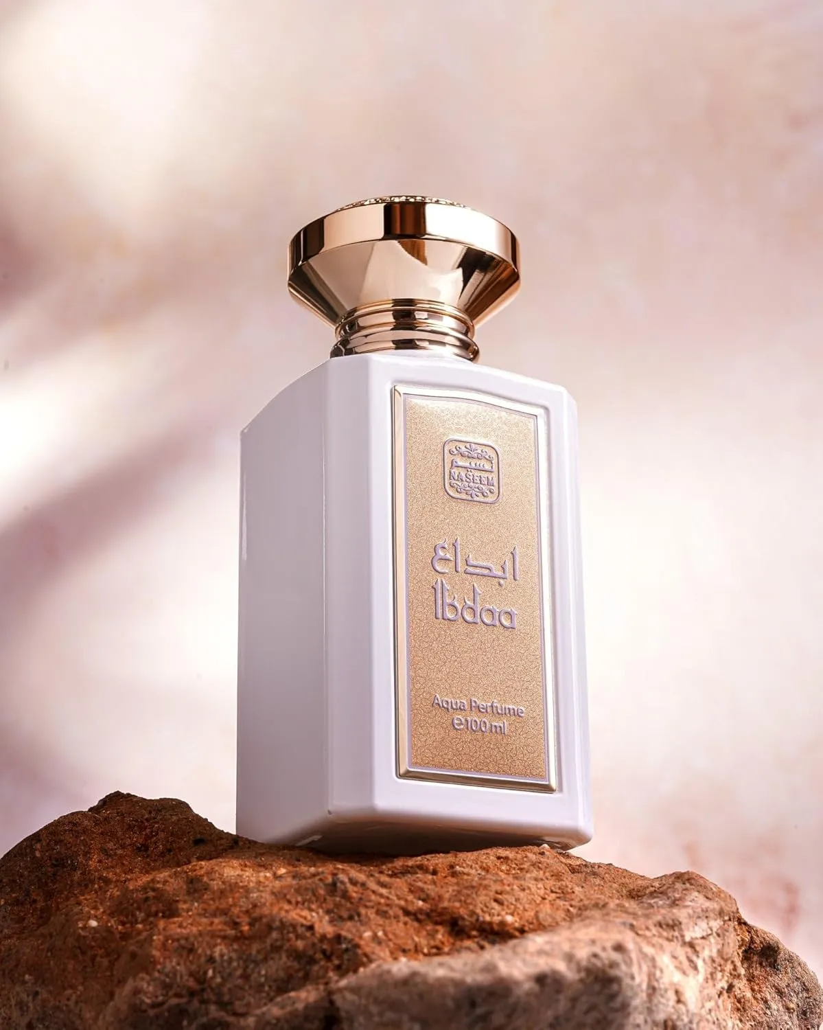 NASEEM Ibdaa Aqua Eau De Parfum 100 ml | Fresh Jasmine & Aldehydes with Elegant Peony and Leather Notes | Rich Cedar Wood, Amber & Oud Base | Subtle, Sophisticated Scent for Men & Women