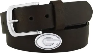 NCAA Georgia Bulldogs Leather Concho Belt
