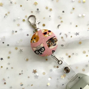 Neko Pink Retractable Badge Reel Only