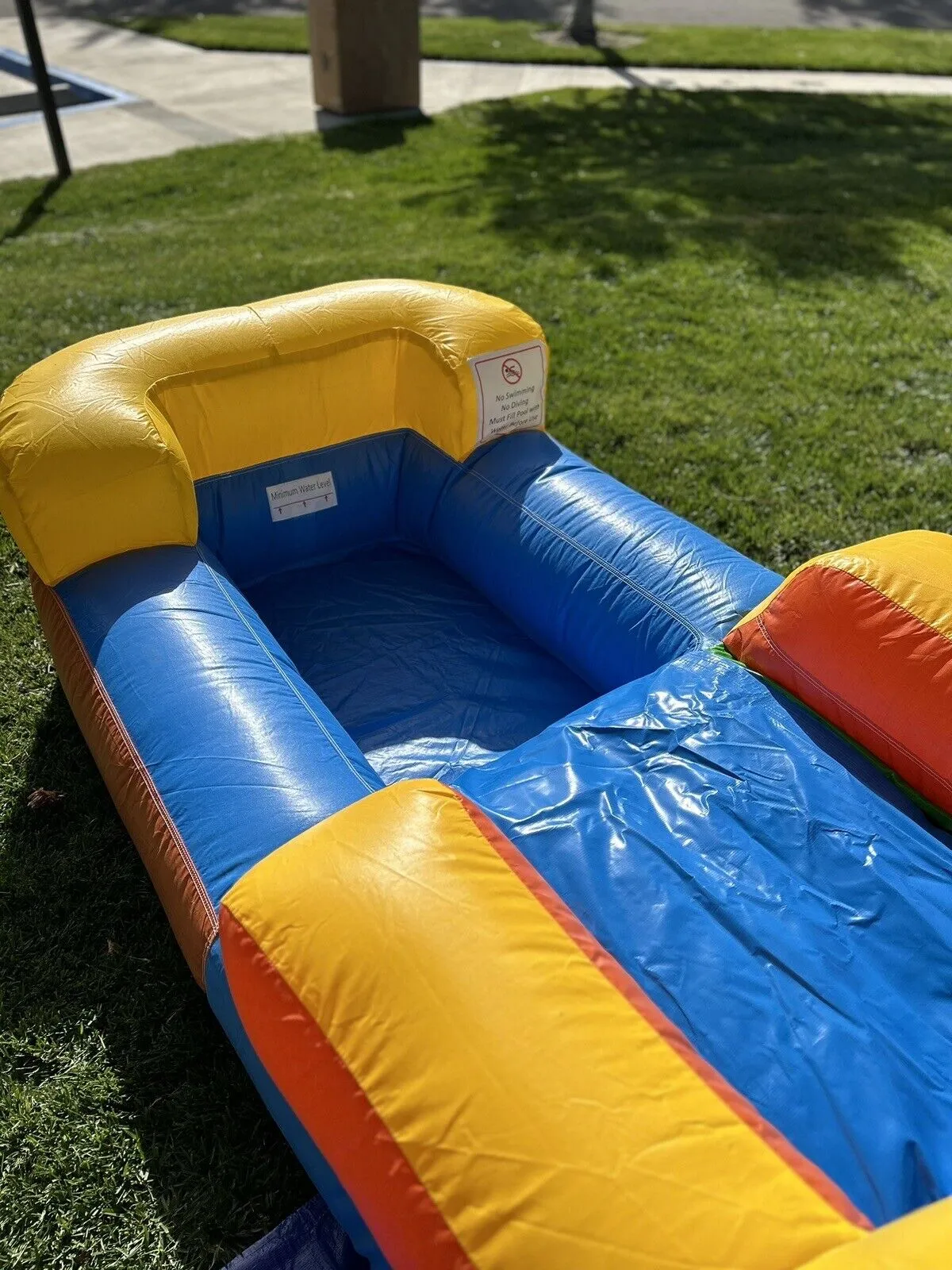 NEW! DUAL LANE TROPICAL DE LUXE INFLATABLE COMBO BOUNCE W/ POOL 100% PVC .