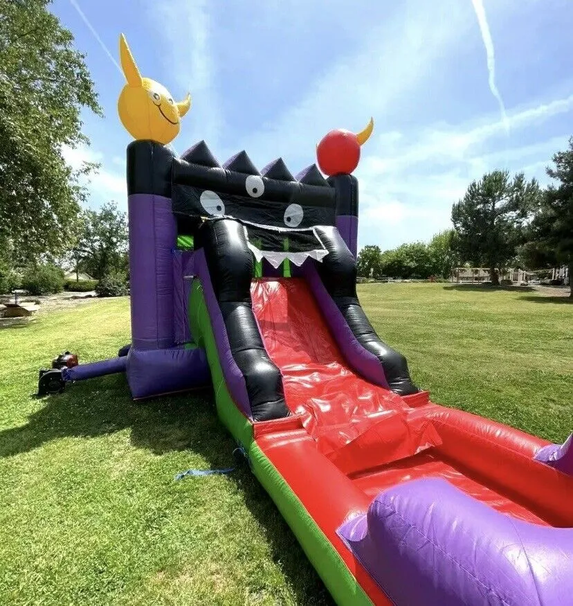 NEW! MONSTER INFLATABLE DELUXE COMBO UPGRADED   DETACHABLE POOL