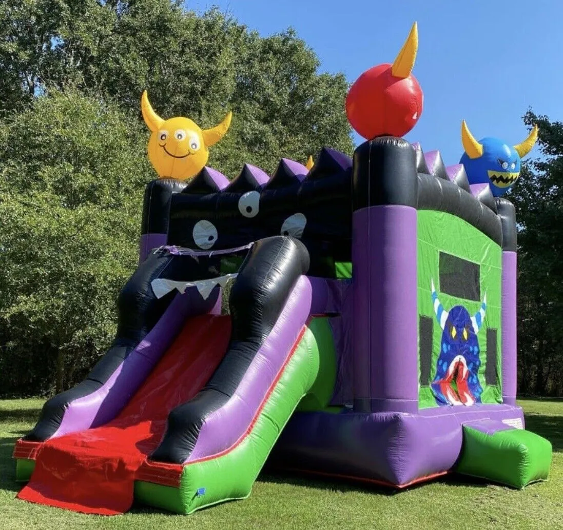 NEW! MONSTER INFLATABLE DELUXE COMBO UPGRADED   DETACHABLE POOL