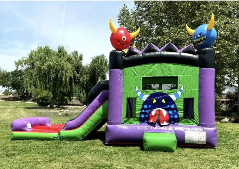 NEW! MONSTER INFLATABLE DELUXE COMBO UPGRADED   DETACHABLE POOL