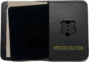 New York City Police Officer Brother courtesy mini shield and ID wallet