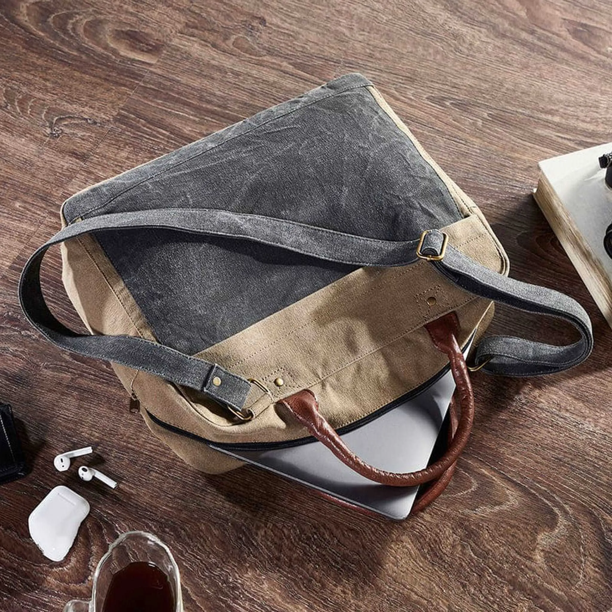 Noah Laptop Messenger Bag For Men & Women