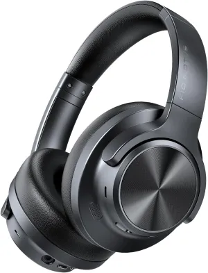 Noise Cancelling Headphones: Wireless Over Ear Bluetooth Headphones with 130H Playtime - Hi-Res Sound Custom EQ via App Deep Bass Comfort Fit Ear Cups for Travel Home Office