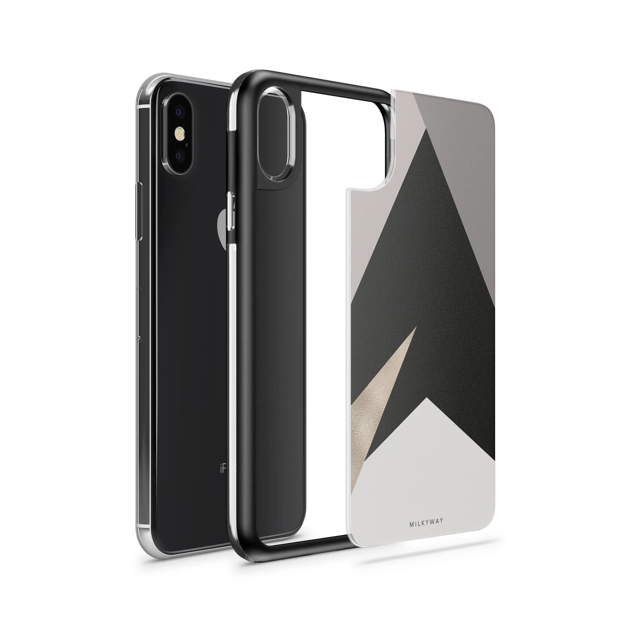 NUDE GEO - SLATE STRONG INTERCHANGEABLE IPHONE CASE