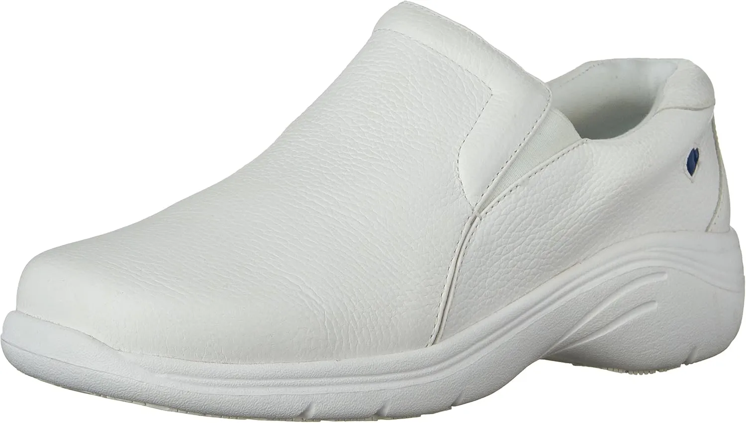 Nurse Mates Dove Shoes | Full-Grain Leather | Slip-Resistant | White | 6 Medium