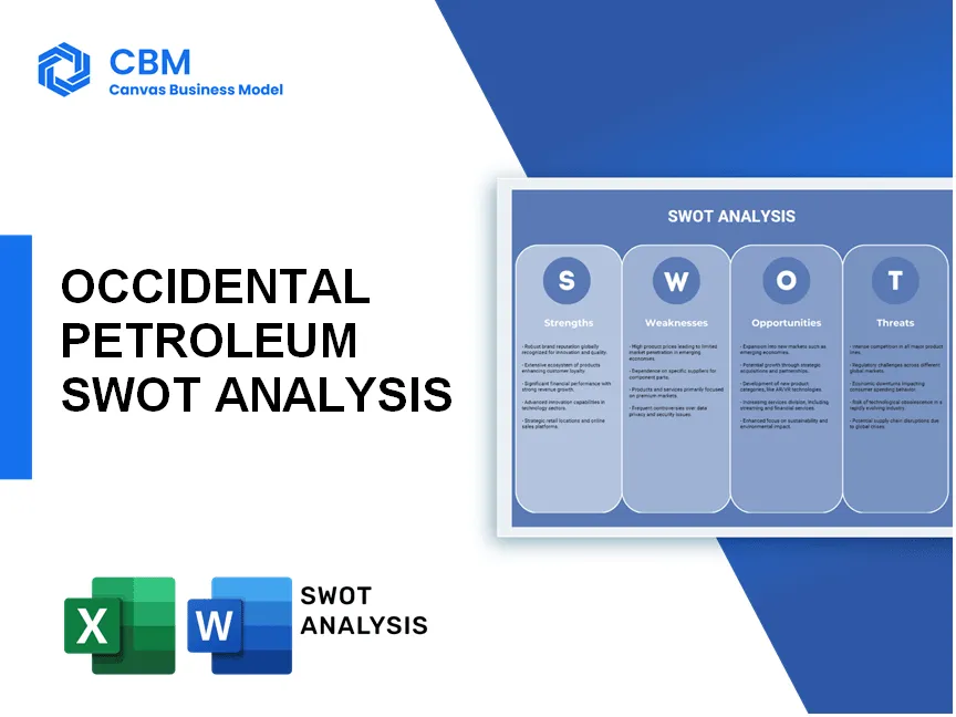 OCCIDENTAL PETROLEUM SWOT ANALYSIS