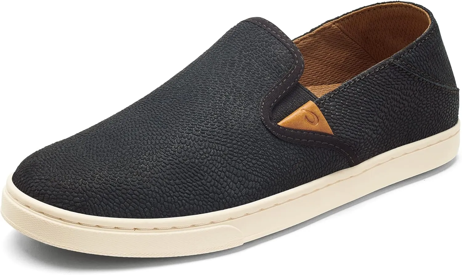 OLUKAI Pehuea Leather Women's Sneaker, Full-Grain Leather with Microfiber Liners, All-Day Comfort, Causal Drop-in-Heel Style