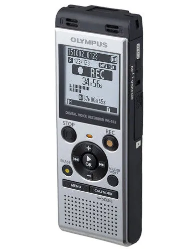 Olympus WS852 Digital Voice Recorder with ME51S Stereo Microphone