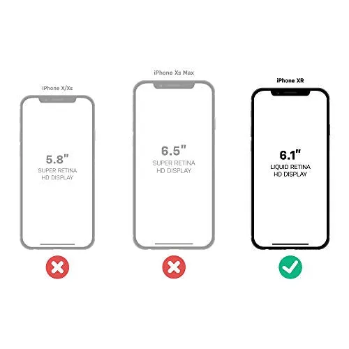 OTTERBOX SYMMETRY CLEAR SERIES Case for iPhone Xr - Retail Packaging - STARDUST (SILVER FLAKE/CLEAR)