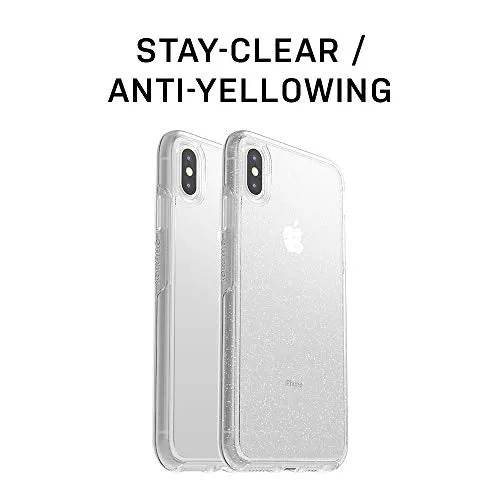 OTTERBOX SYMMETRY CLEAR SERIES Case for iPhone Xr - Retail Packaging - STARDUST (SILVER FLAKE/CLEAR)
