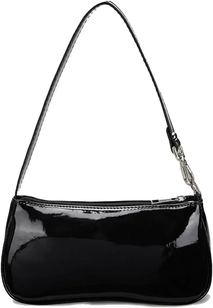 Patent Leather Evening Purse Shiny Elegant Clutch Purse Mini Shoulder Bag