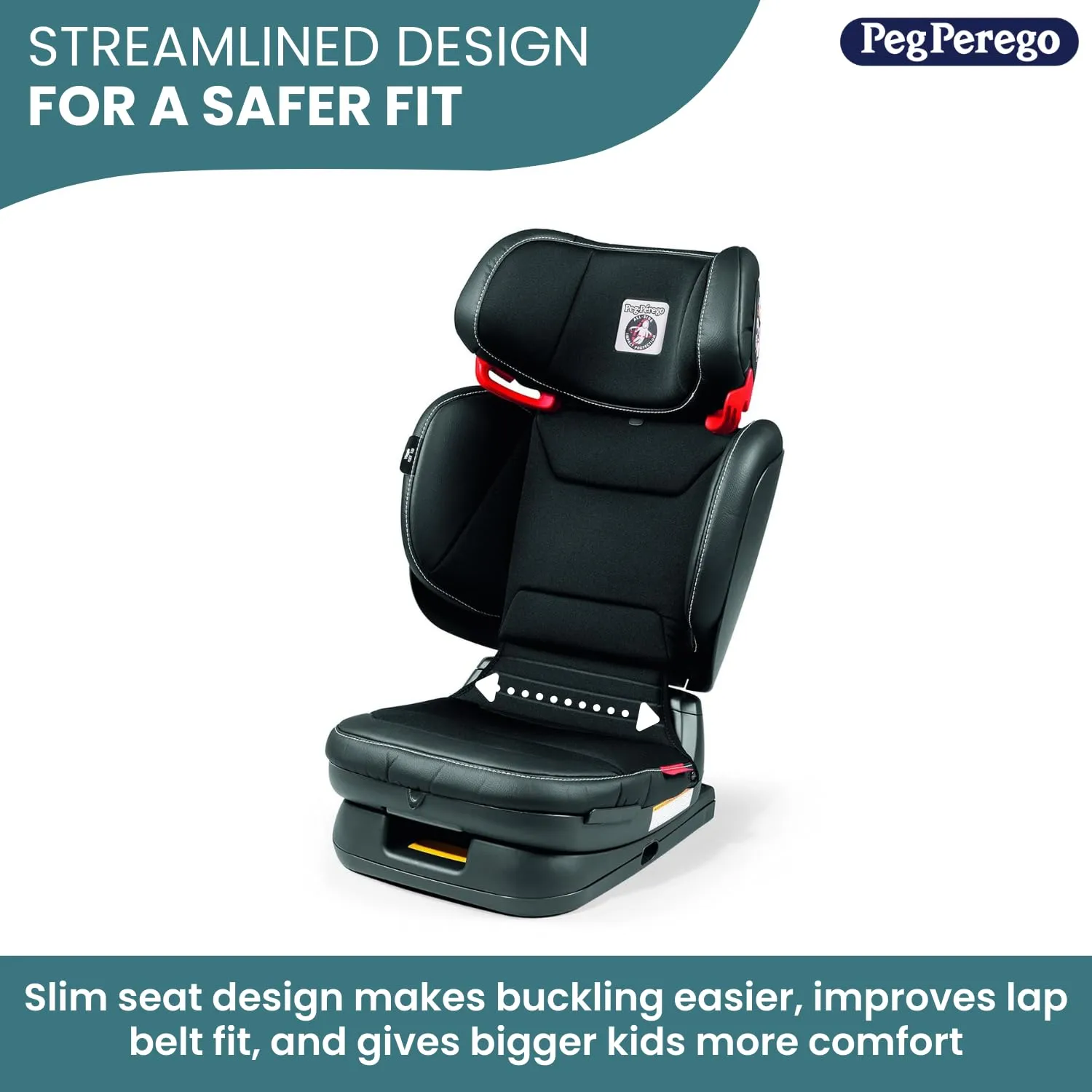 Peg Perego Viaggio Flex 120 - Booster Car Seat - for Children from 40 to 120 lbs - Made in Italy - John Deere (Black/Green)