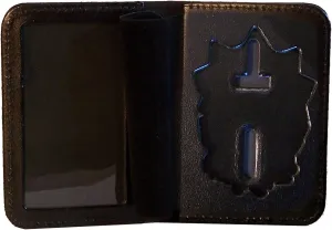 Perfect Fit Badge and ID Case for NY City Police Captain (Cutout PF64)