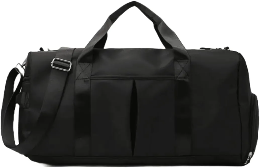 Personalized Gym Bag - Custom Duffle Bag for Men and Women (Black with your logo)