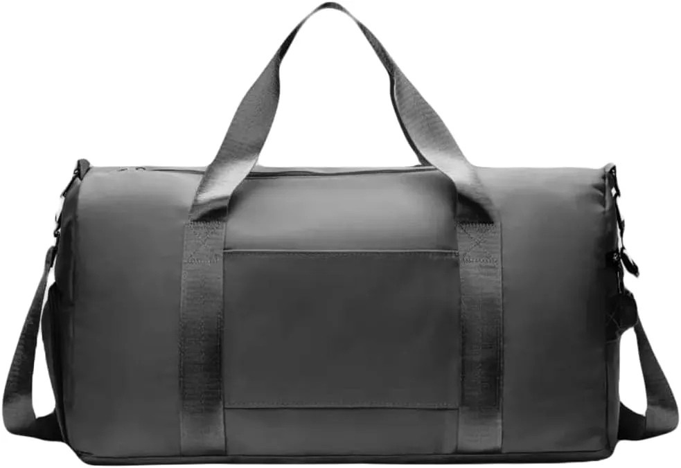 Personalized Gym Bag - Custom Duffle Bag for Men and Women (Grey)