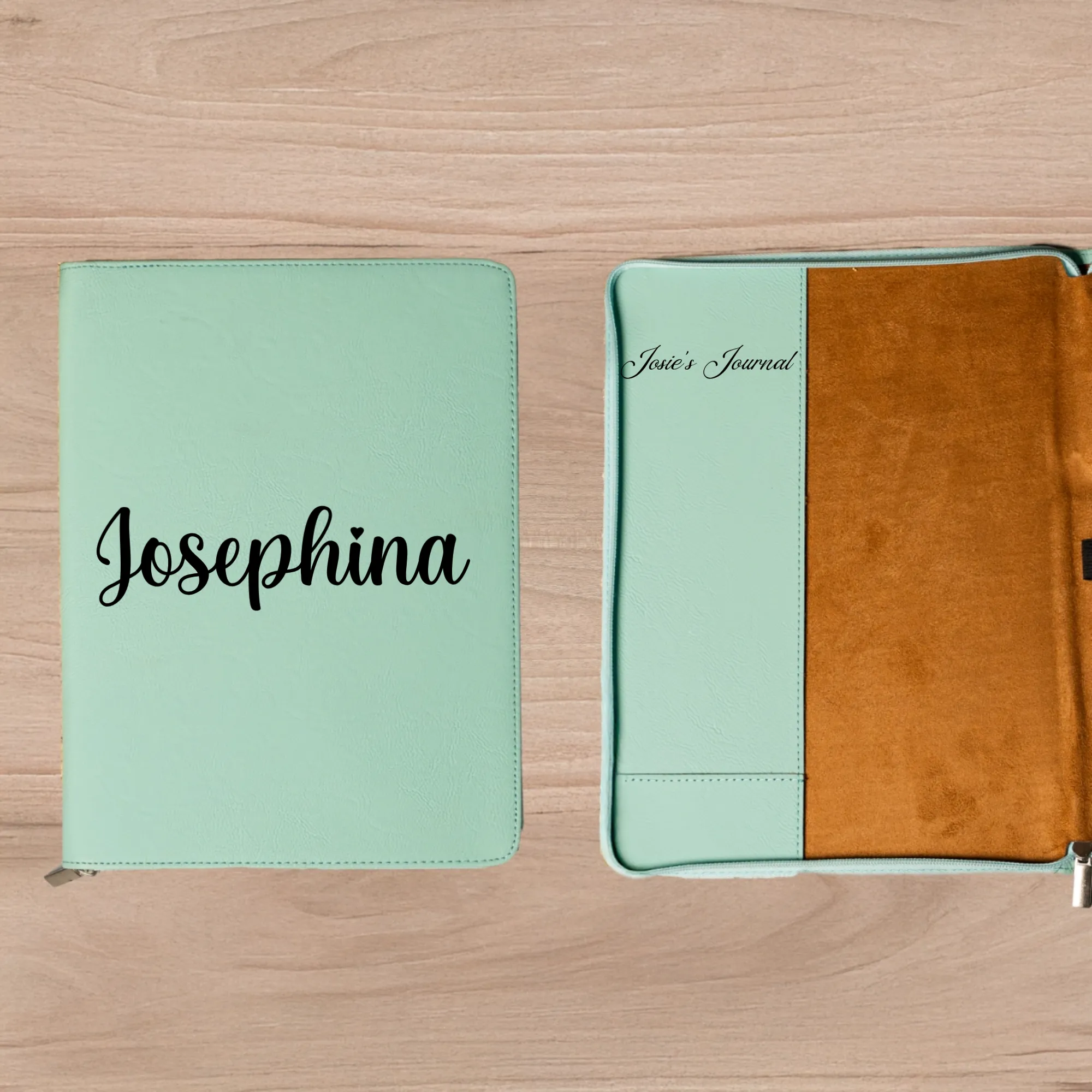 Personalized Leather Portfolios - Script Designs