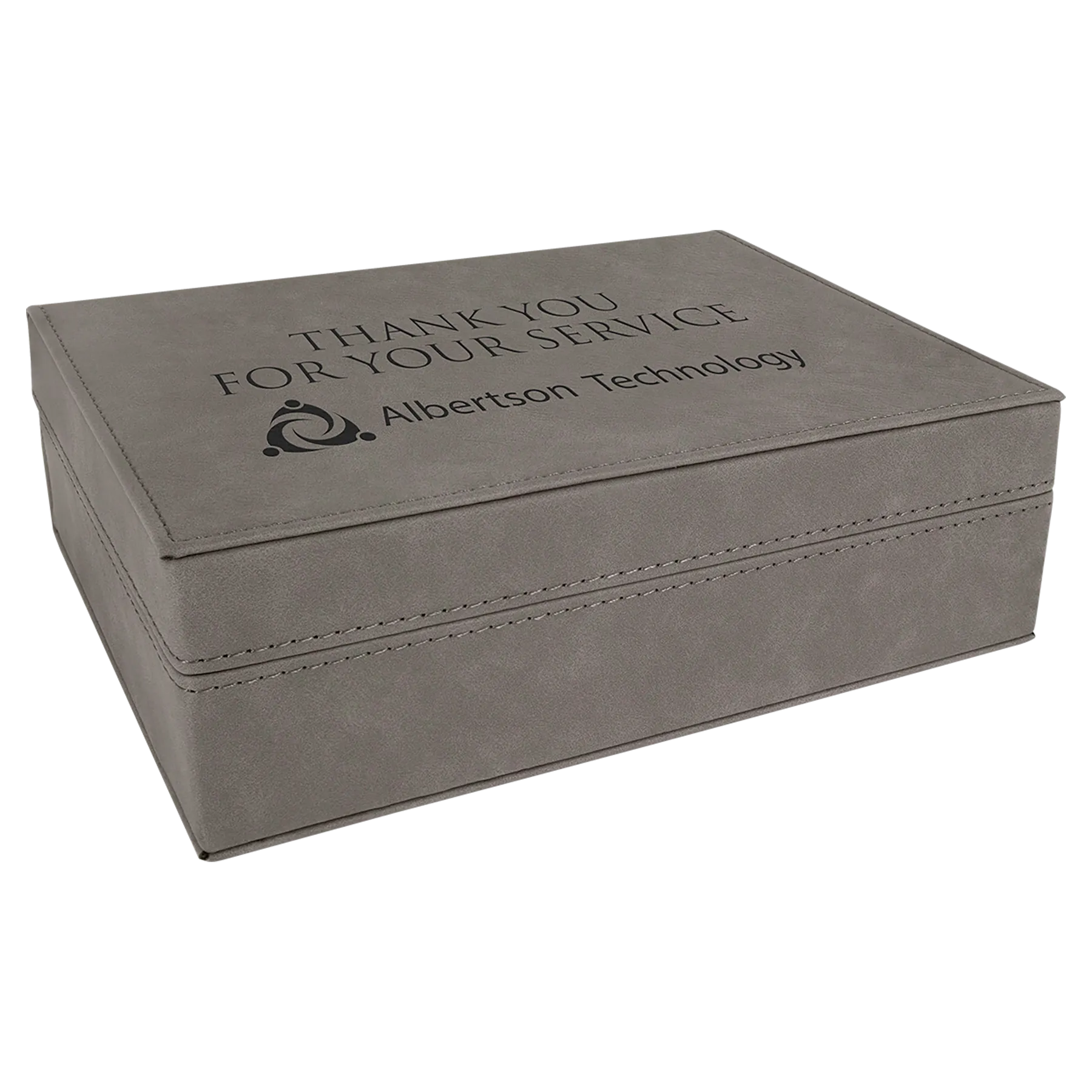 Personalized Leatherette Hinged Gift Box