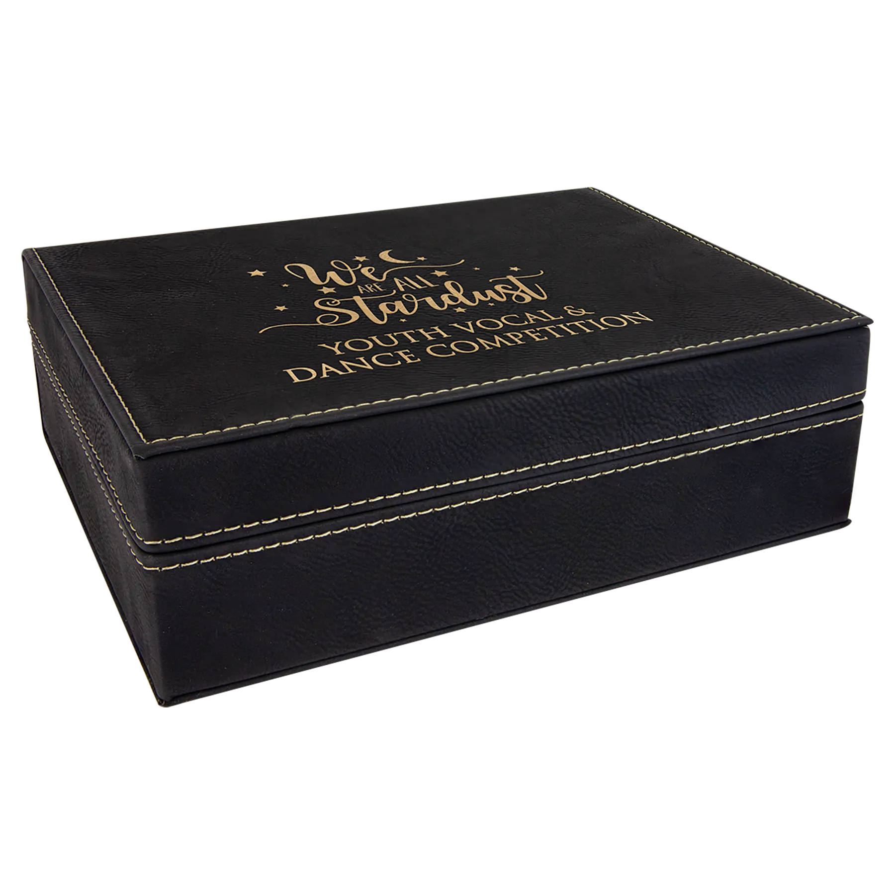 Personalized Leatherette Hinged Gift Box