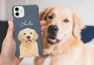 Personalized Tough Phone Case for Pet Lovers - Customizable Design