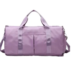 Personalized Travel Bag – Custom Gym & Weekender Duffle Bag for Men and Women (Purple)