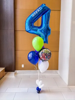 Petite Superhero Bunch with Number - Customizable
