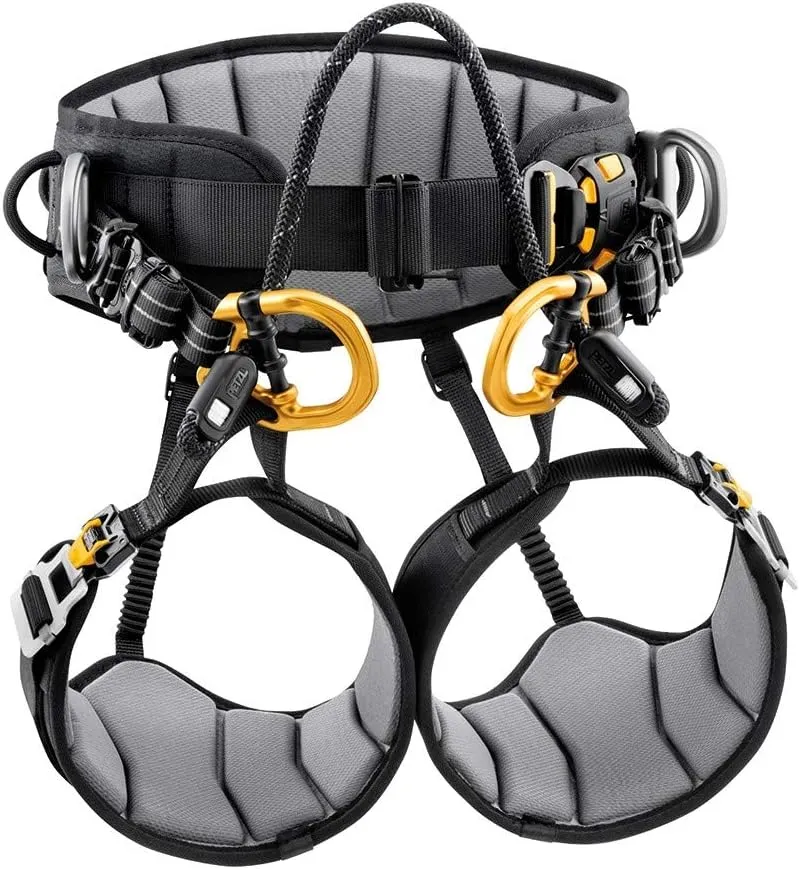 PETZL - Sequoia Tree Care Seat Harness, Black/Yellow, 2