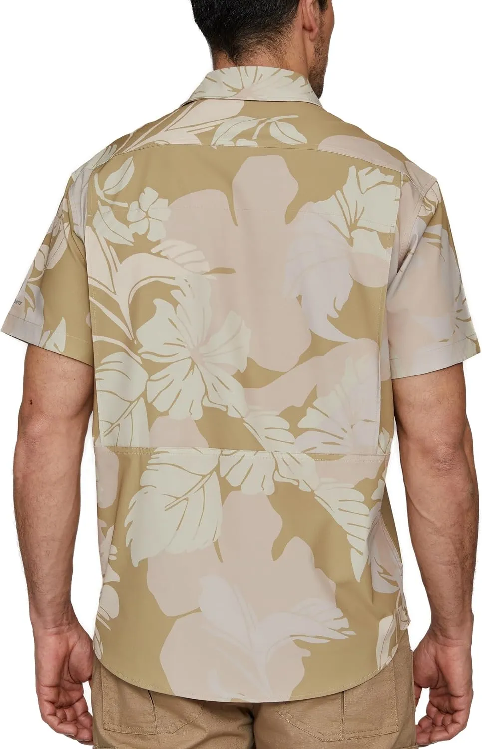 PIQIDIG Men's UPF 50  Sun Protection Shirt Short Sleeve Hiking Fishing Shirt Quick Dry for Safari Travel Button Down Shirts