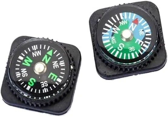 Plastic Compass Leather Camping Travel Plastic Outdoor Compass Outdoor Sports Essentials