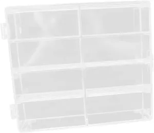 Plastic Display Box Multi Compartments Storage for Mini Model Cars Miniature Figures