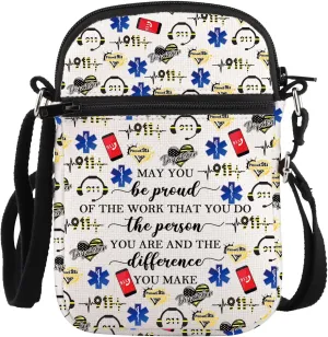 PLITI 911 Operator Gift Dispatcher Appreciation Gift May You Be Proud Of The Work You Do Dispatcher Crossbody Bag For Women