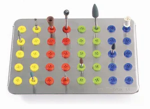 PlugIN Bur Holder Stand Plate with 40 Holes (190215)