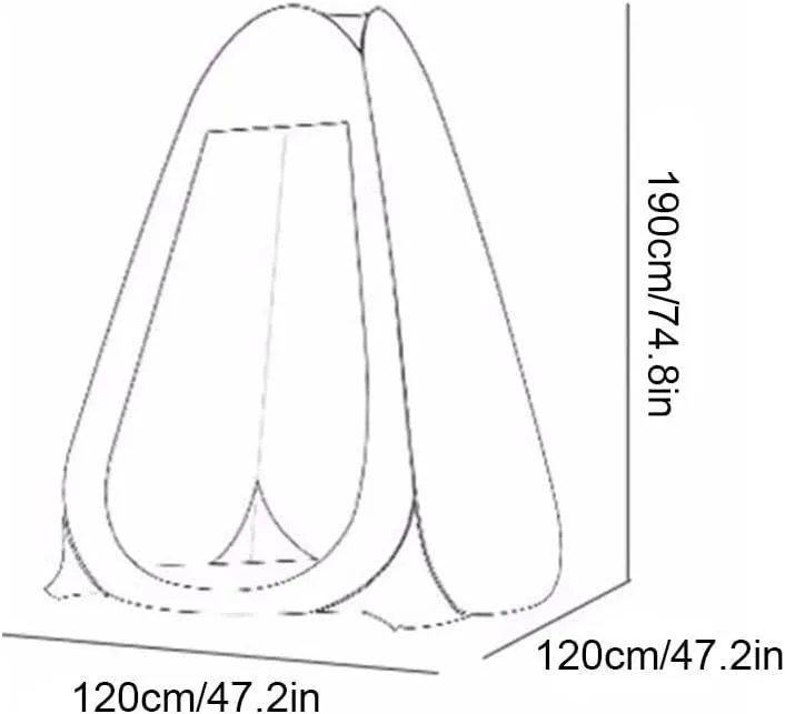 Portable Camping Privacy Tent,Portable Toilet Shower Tent,Foldable Outdoor Camping Bathroom Toilet Tent Changing Dressing Room with Carry Bag for Beach,Camping