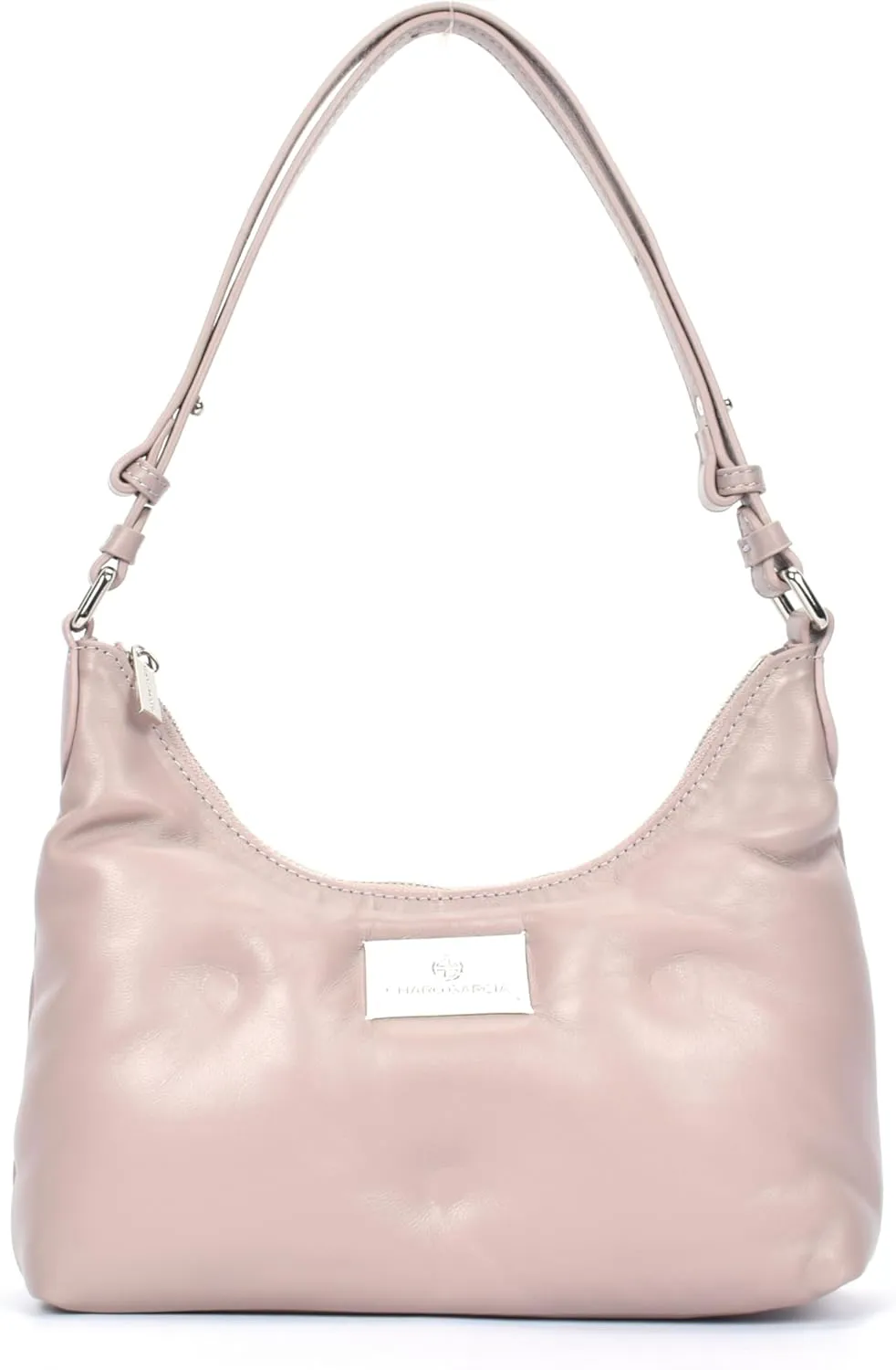 Premium Italian Leather Shoulder Bag for Women – 100% Genuine Leather. Detachable & Adjustable Strap