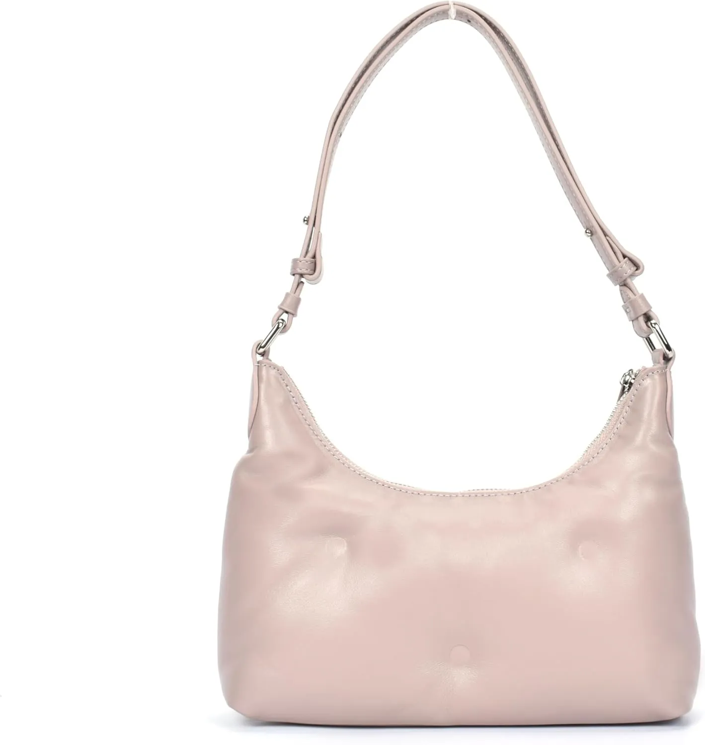 Premium Italian Leather Shoulder Bag for Women – 100% Genuine Leather. Detachable & Adjustable Strap