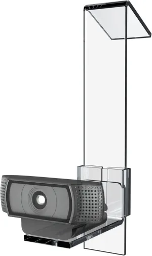 Pro V2 | Webcam Mount | Position Anywhere on Laptops to 32" Screens | Tripod Gooseneck Teleprompter Alternative for Eye Contact Audience