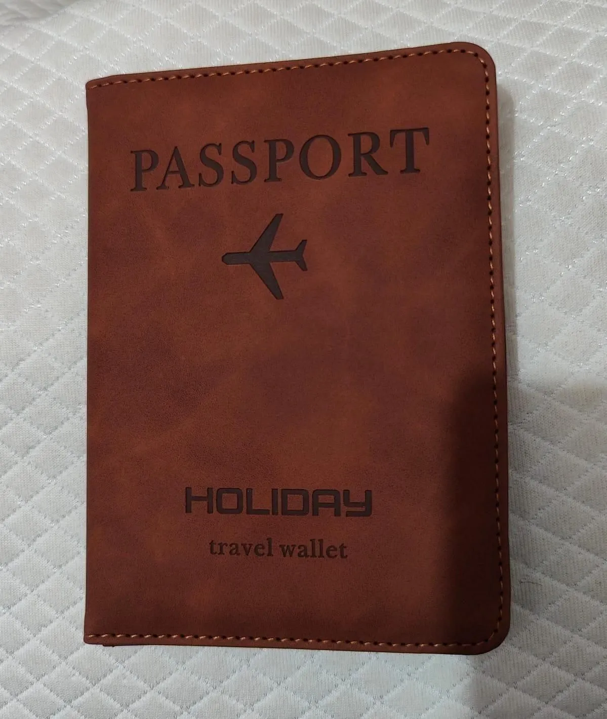 PU Leather Travel Document Holder for Men & Women