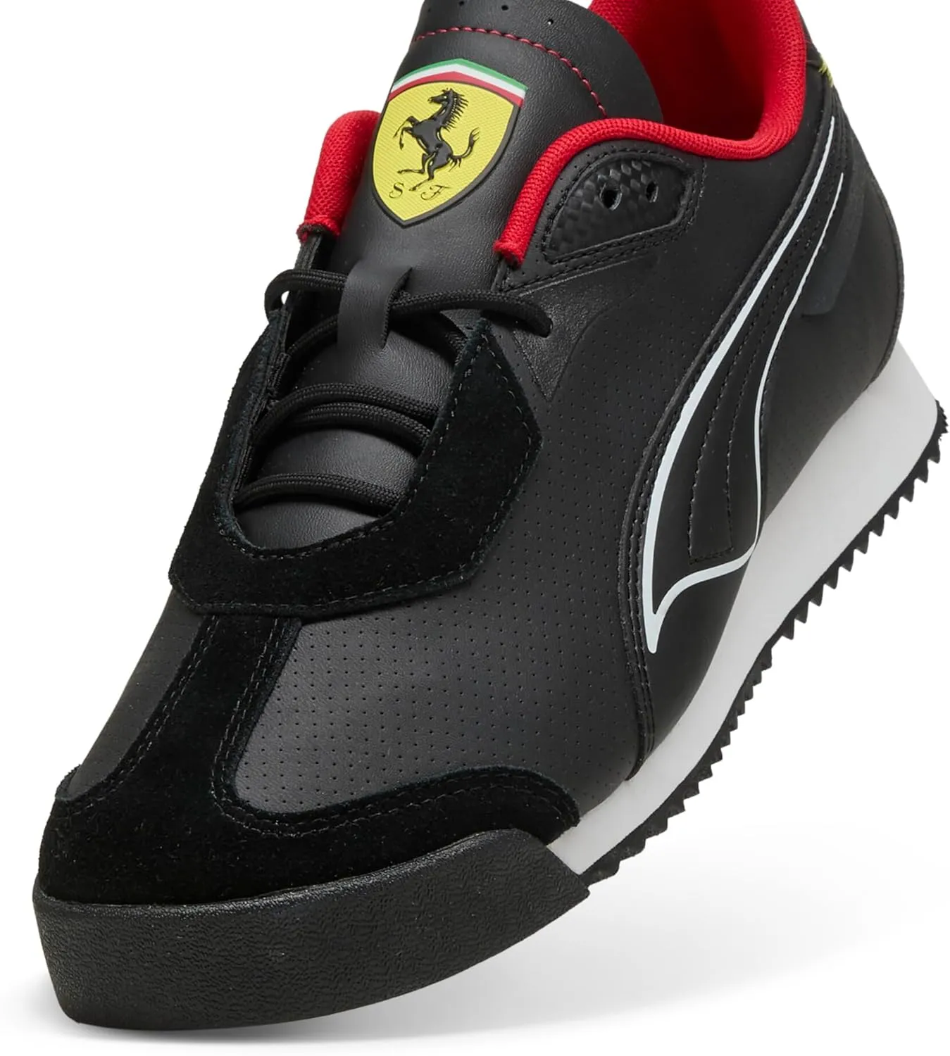 PUMA Men's Scuderia Ferrari Roma Shoes, White, 7.5