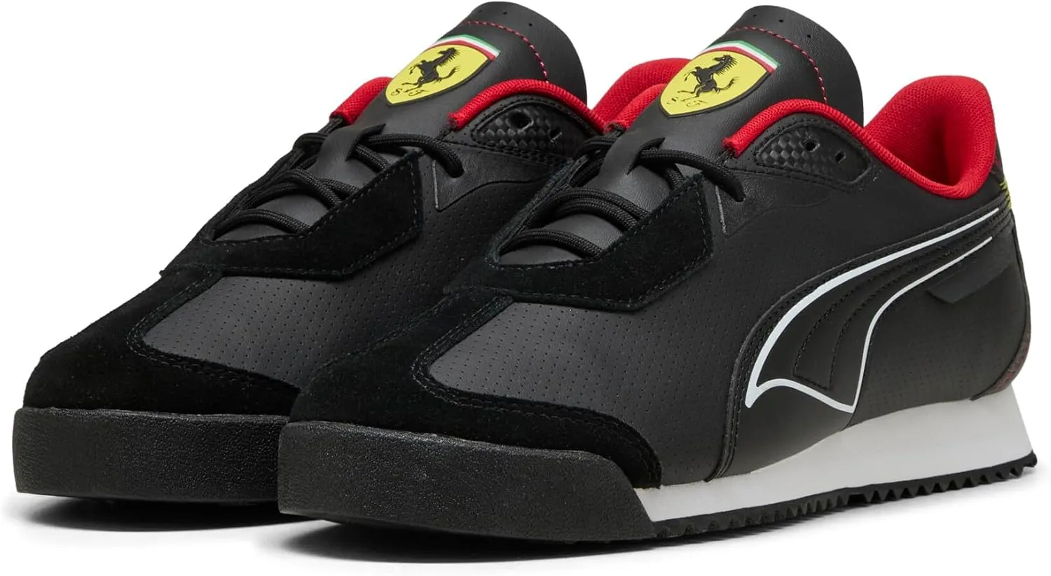 PUMA Men's Scuderia Ferrari Roma Shoes, White, 7.5
