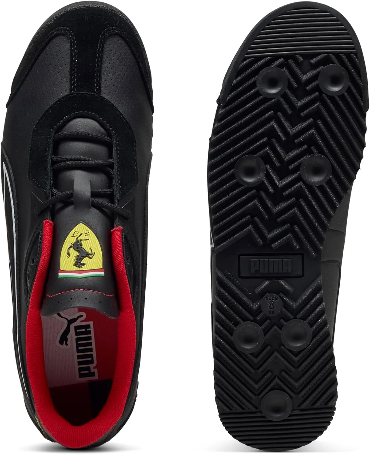 PUMA Men's Scuderia Ferrari Roma Shoes, White, 7.5
