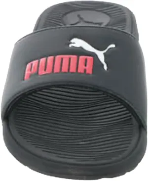 PUMA Women's Cool Cat Slide Sandal, Black-Sun Kissed Coral-White, 6
