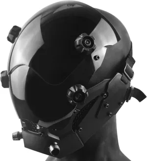 Punk Mask for Men, Cyber Helmet, Adjustable Lightweight 4-Column Phantom Techwear Helmet for Halloween or Cosplay